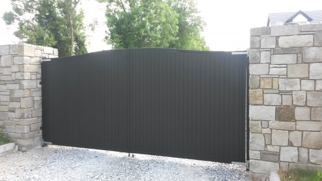 belvedere swinging gate bog oak black 6